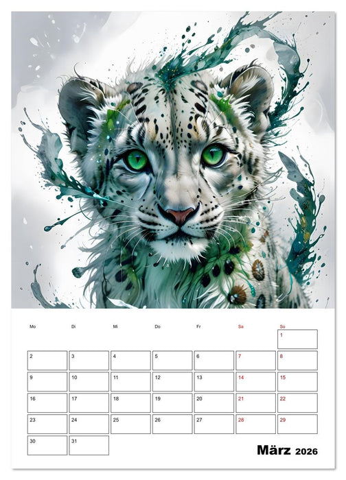 Majestätische Könige der Wildnis (CALVENDO Wandkalender 2026)