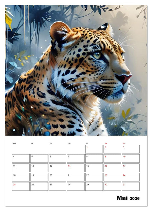 Majestätische Könige der Wildnis (CALVENDO Wandkalender 2026)