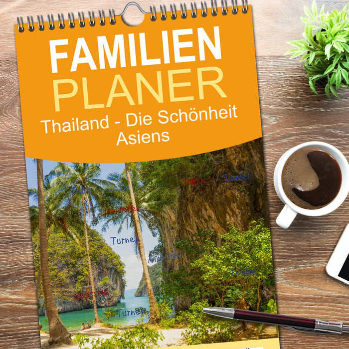 Thailand - Die Schönheit Asiens (CALVENDO Familienplaner 2026)