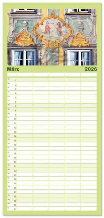 MITTENWALD Eine Perle im Oberen Isartal (CALVENDO Familienplaner 2026)