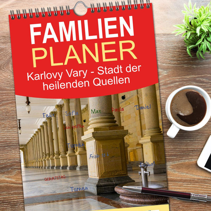 Karlovy Vary - Stadt der heilenden Quellen (CALVENDO Familienplaner 2026)