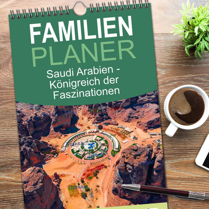 Saudi Arabien - Königreich der Faszinationen (CALVENDO Familienplaner 2026)