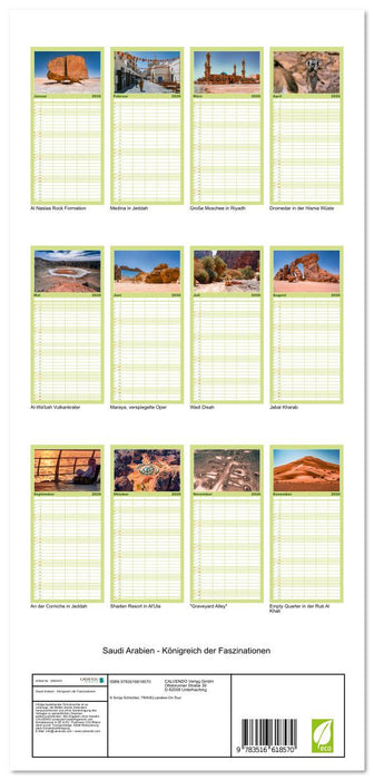 Saudi Arabien - Königreich der Faszinationen (CALVENDO Familienplaner 2026)