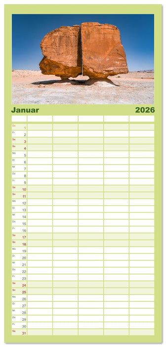 Saudi Arabien - Königreich der Faszinationen (CALVENDO Familienplaner 2026)
