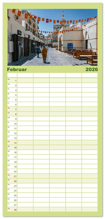 Saudi Arabien - Königreich der Faszinationen (CALVENDO Familienplaner 2026)