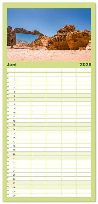 Saudi Arabien - Königreich der Faszinationen (CALVENDO Familienplaner 2026)