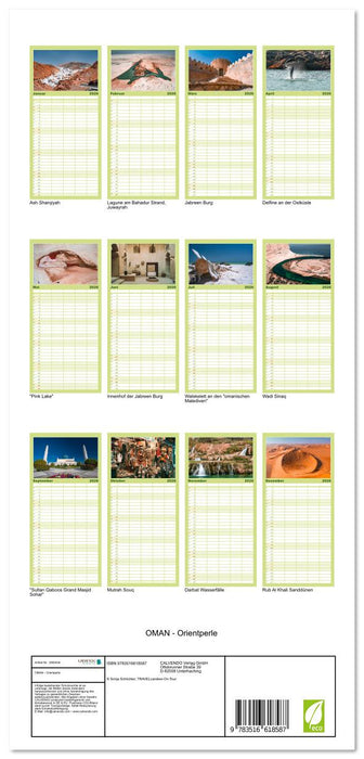 OMAN - Orientperle (CALVENDO Familienplaner 2026)