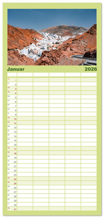 OMAN - Orientperle (CALVENDO Familienplaner 2026)