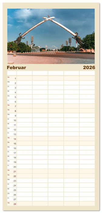 Irak - Zwischen Stolz und Veränderung (CALVENDO Familienplaner 2026)