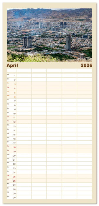 Irak - Zwischen Stolz und Veränderung (CALVENDO Familienplaner 2026)