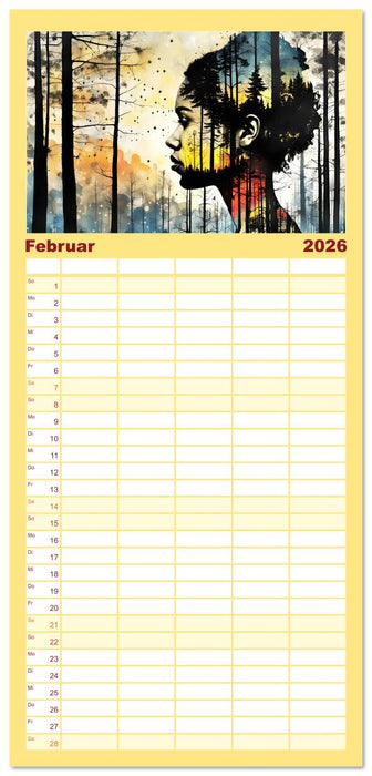 Wilde Ladys (CALVENDO Familienplaner 2026)