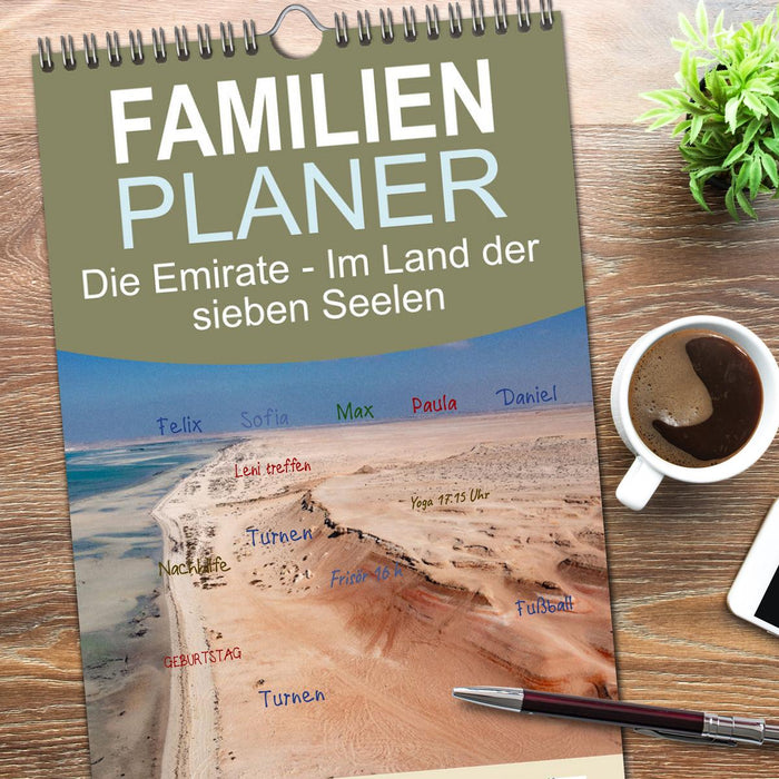 Die Emirate - Im Land der sieben Seelen (CALVENDO Familienplaner 2026)