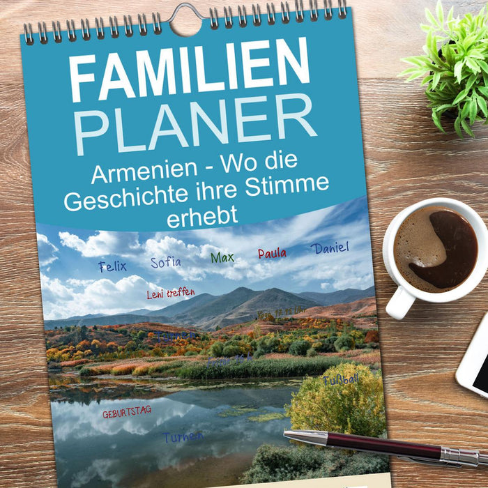 Armenien - Wo die Geschichte ihre Stimme erhebt (CALVENDO Familienplaner 2026)