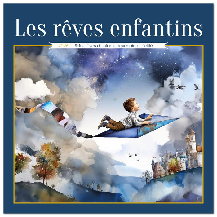 Les rêves enfantins (CALVENDO Calendrier mensuel 2026)