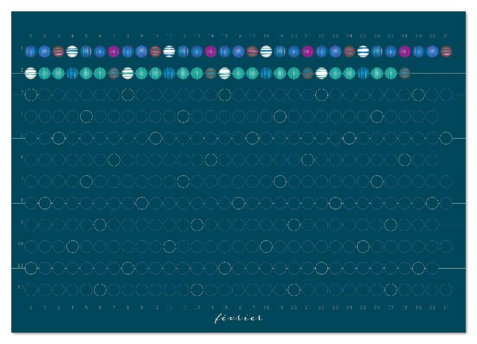 Une perle pour chaque jour (CALVENDO Calendrier mensuel 2026)