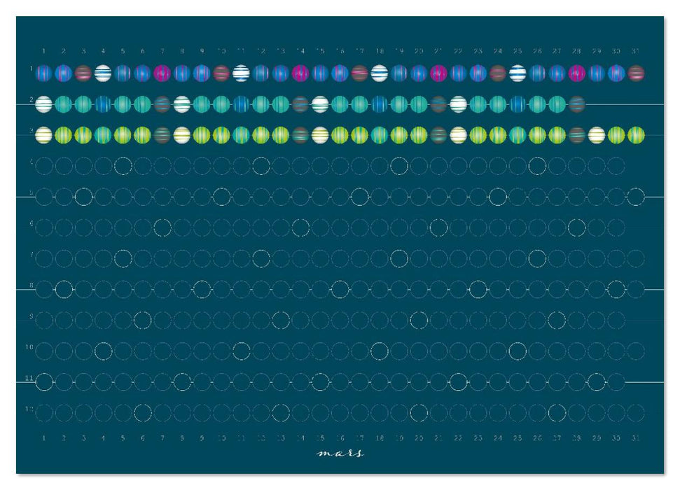 Une perle pour chaque jour (CALVENDO Calendrier mensuel 2026)