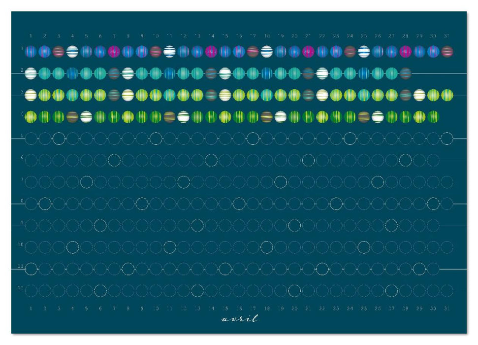 Une perle pour chaque jour (CALVENDO Calendrier mensuel 2026)