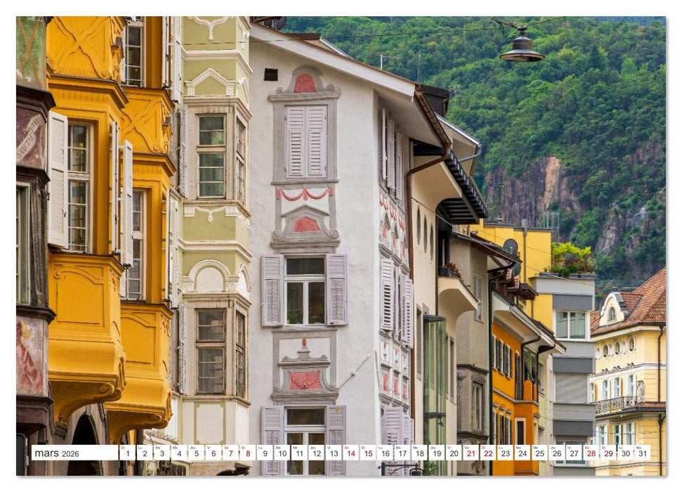 Sites incontournables au Tyrol du Sud (CALVENDO Calendrier mensuel 2026)