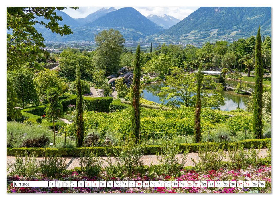 Sites incontournables au Tyrol du Sud (CALVENDO Calendrier mensuel 2026)