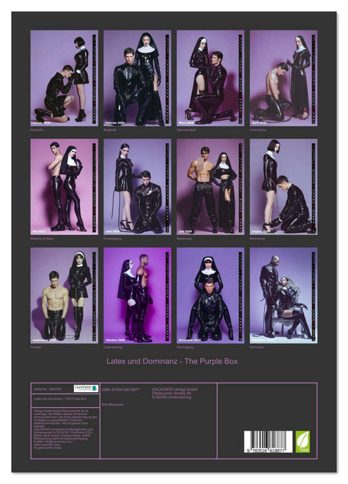 Latex und Dominanz - The Purple Box (CALVENDO Premium Wandkalender 2026)