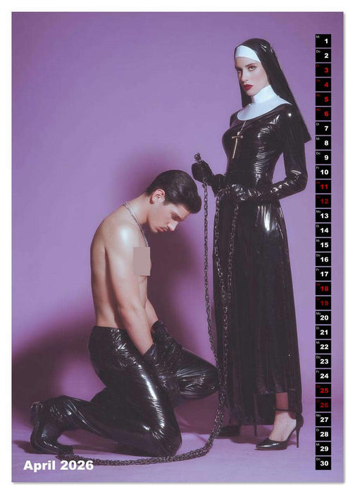 Latex und Dominanz - The Purple Box (CALVENDO Premium Wandkalender 2026)