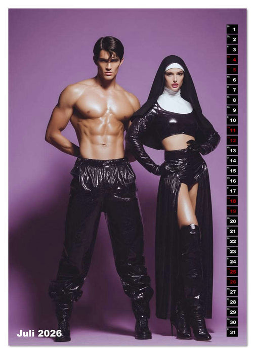 Latex und Dominanz - The Purple Box (CALVENDO Premium Wandkalender 2026)