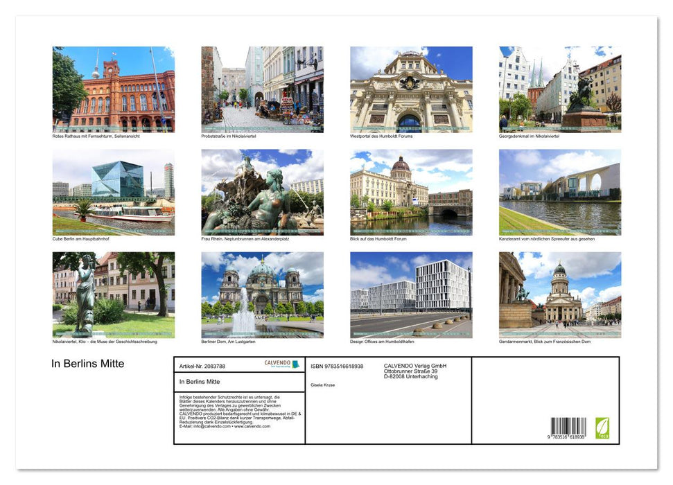 In Berlins Mitte (CALVENDO Wandkalender 2026)