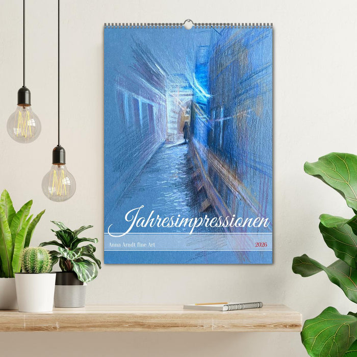 Anna Arndt Jahresimpressionen mit Planer (CALVENDO Wandkalender 2026)