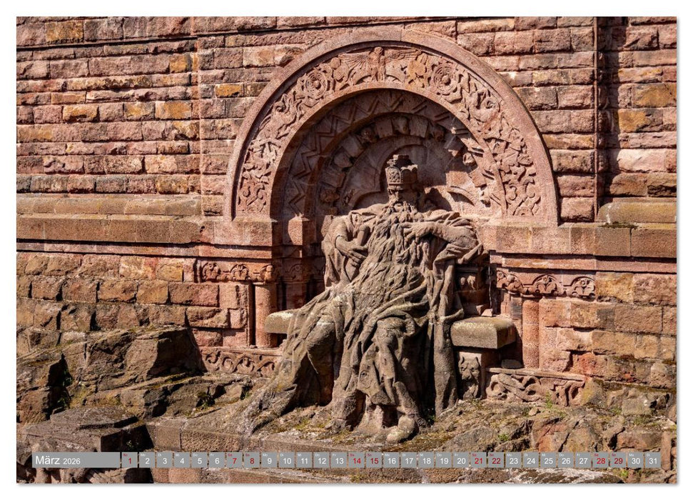 Das Kyffhäuser Denkmal (CALVENDO Wandkalender 2026)