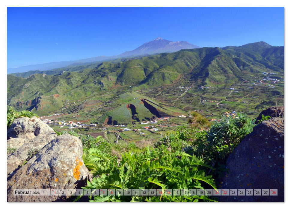 Teneriffa - Insel der Glückseligen (CALVENDO Wandkalender 2026)