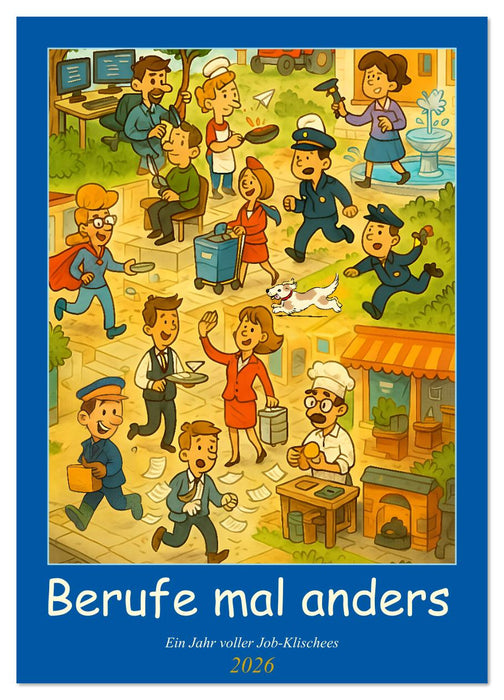 Berufe mal anders – Ein Jahr voller Job-Klischees (CALVENDO Wandkalender 2026)