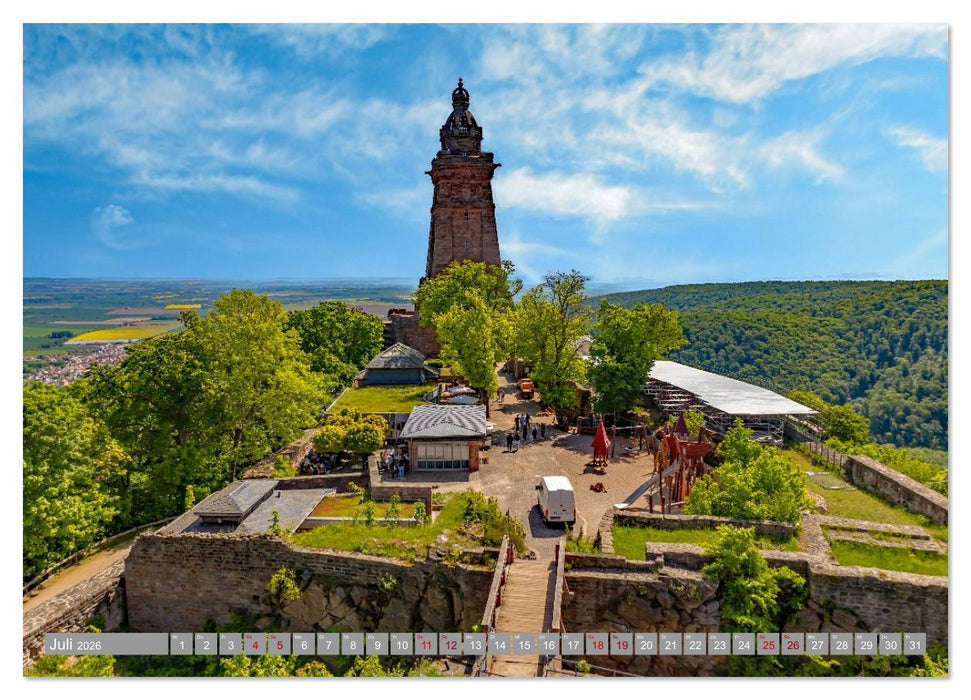Das Kyffhäuser Denkmal (CALVENDO Premium Wandkalender 2026)