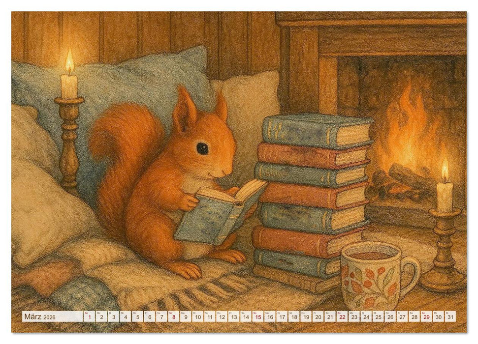 Zuhause bei den Kleinen. Ein Jahr voller tierischer Rückzugsorte. (CALVENDO Premium Wandkalender 2026)