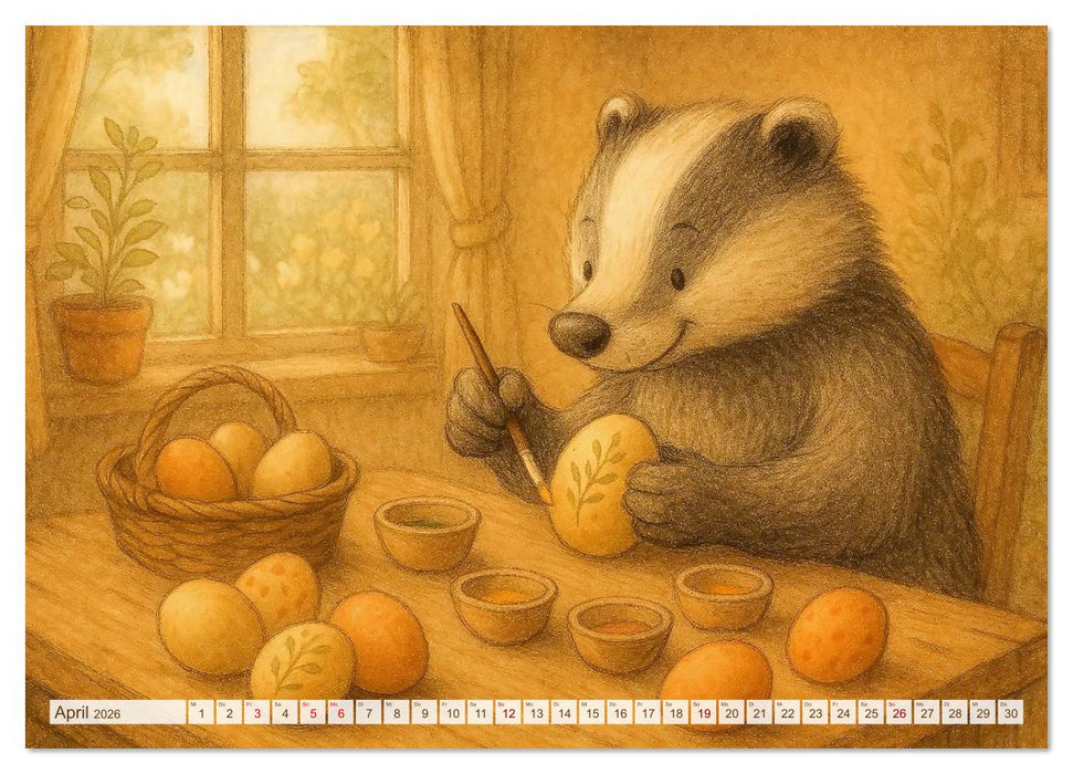 Zuhause bei den Kleinen. Ein Jahr voller tierischer Rückzugsorte. (CALVENDO Premium Wandkalender 2026)