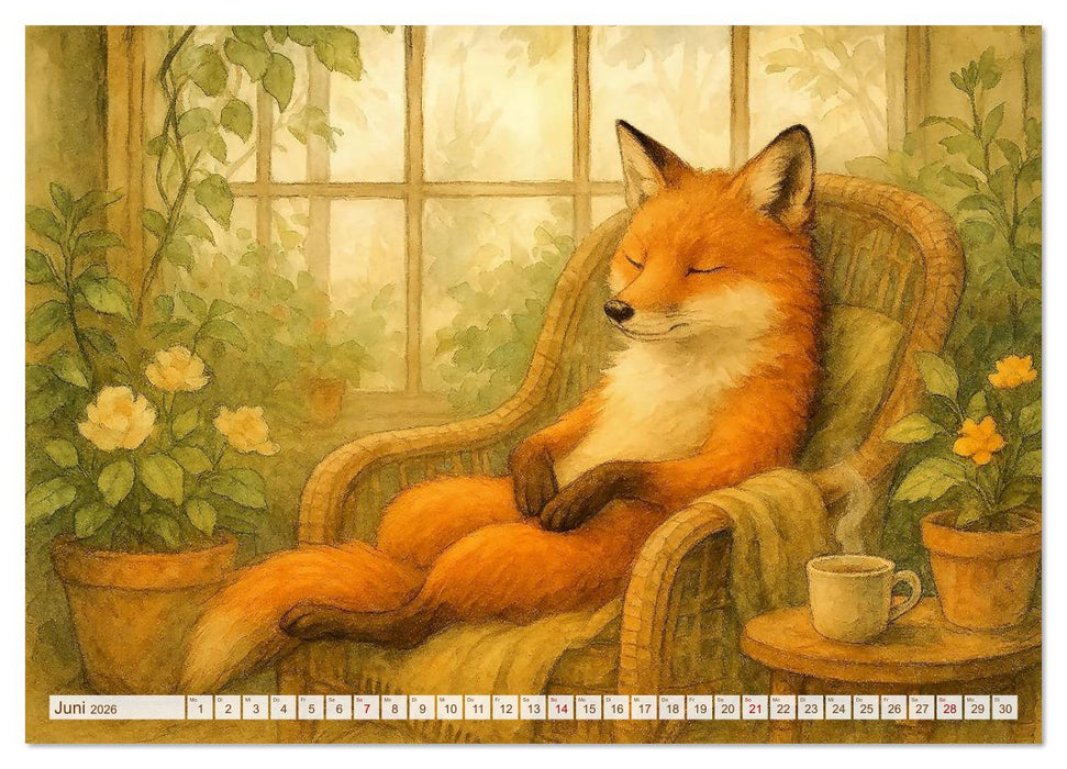 Zuhause bei den Kleinen. Ein Jahr voller tierischer Rückzugsorte. (CALVENDO Premium Wandkalender 2026)