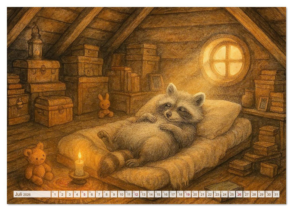 Zuhause bei den Kleinen. Ein Jahr voller tierischer Rückzugsorte. (CALVENDO Premium Wandkalender 2026)