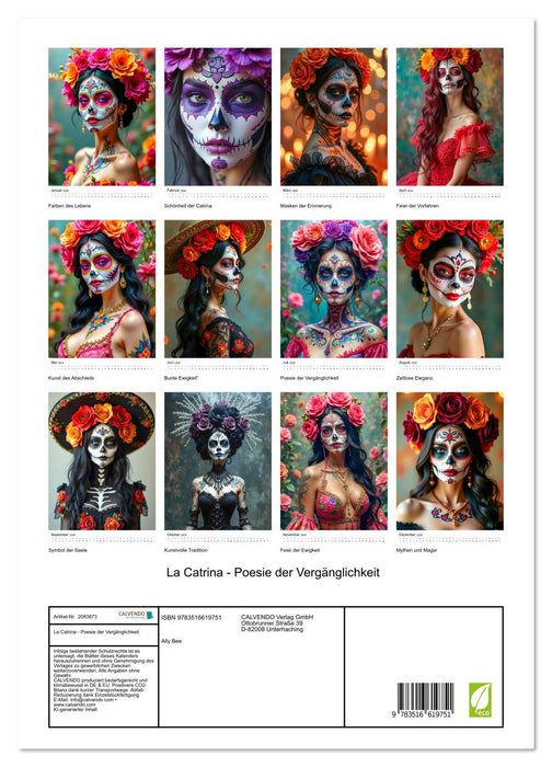 La Catrina - Poesie der Vergänglichkeit (CALVENDO Premium Wandkalender 2026)