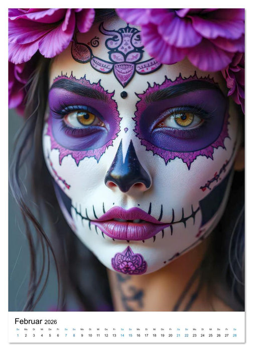 La Catrina - Poesie der Vergänglichkeit (CALVENDO Premium Wandkalender 2026)