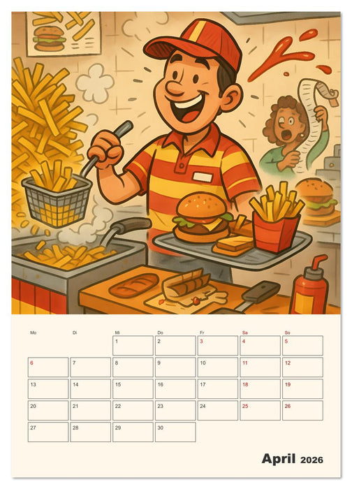 Berufe mal anders – Ein Jahr voller Job-Klischees (CALVENDO Premium Wandkalender 2026)