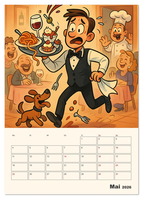 Berufe mal anders – Ein Jahr voller Job-Klischees (CALVENDO Premium Wandkalender 2026)