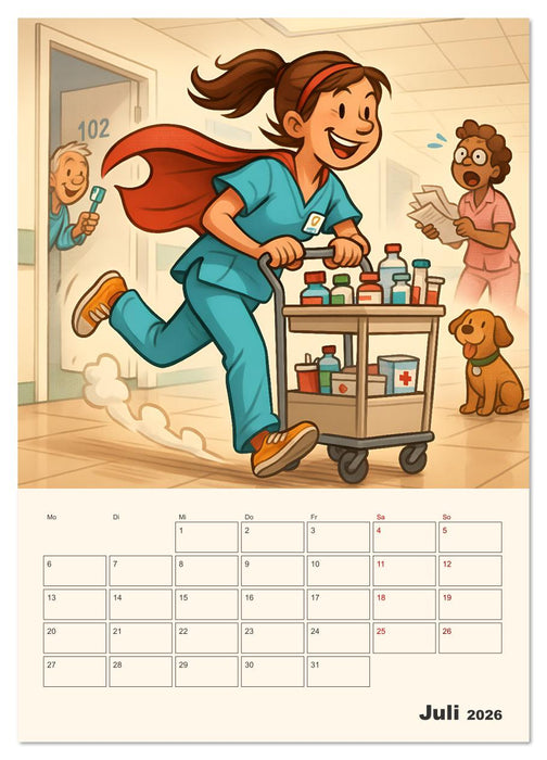 Berufe mal anders – Ein Jahr voller Job-Klischees (CALVENDO Premium Wandkalender 2026)