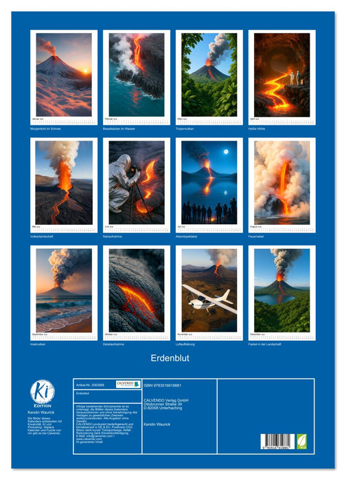 Erdenblut (CALVENDO Wandkalender 2026)
