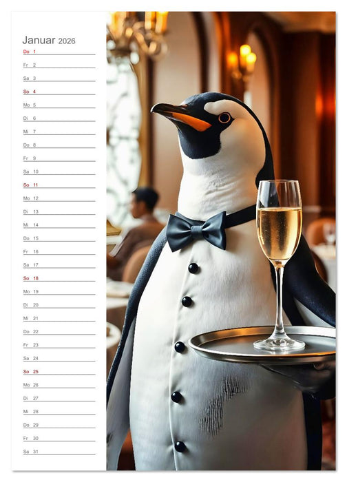 Pelzige Power Karrieren. Von der Baustelle bis zur Backstube, 12 tierisch ernst gemeinte Einsatzberuf (CALVENDO Premium Wandkalender 2026)