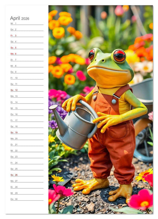 Pelzige Power Karrieren. Von der Baustelle bis zur Backstube, 12 tierisch ernst gemeinte Einsatzberuf (CALVENDO Premium Wandkalender 2026)