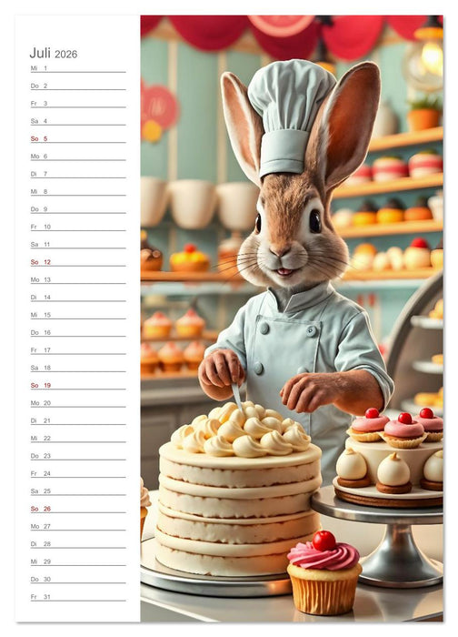 Pelzige Power Karrieren. Von der Baustelle bis zur Backstube, 12 tierisch ernst gemeinte Einsatzberuf (CALVENDO Premium Wandkalender 2026)