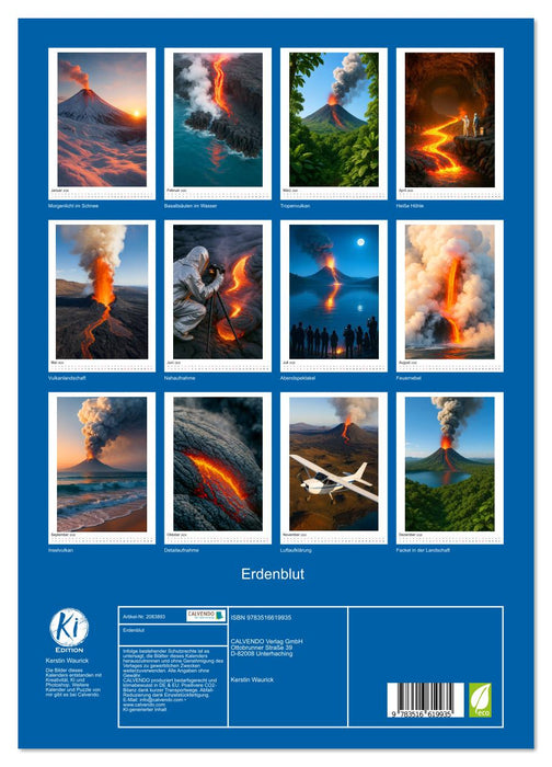 Erdenblut (CALVENDO Premium Wandkalender 2026)