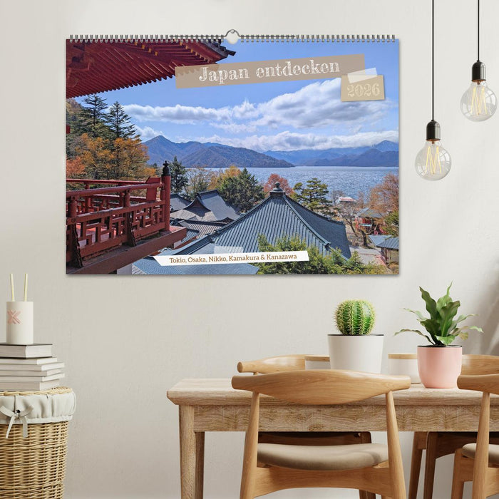 Japan entdecken Tokio, Osaka & mehr (CALVENDO Wandkalender 2026)