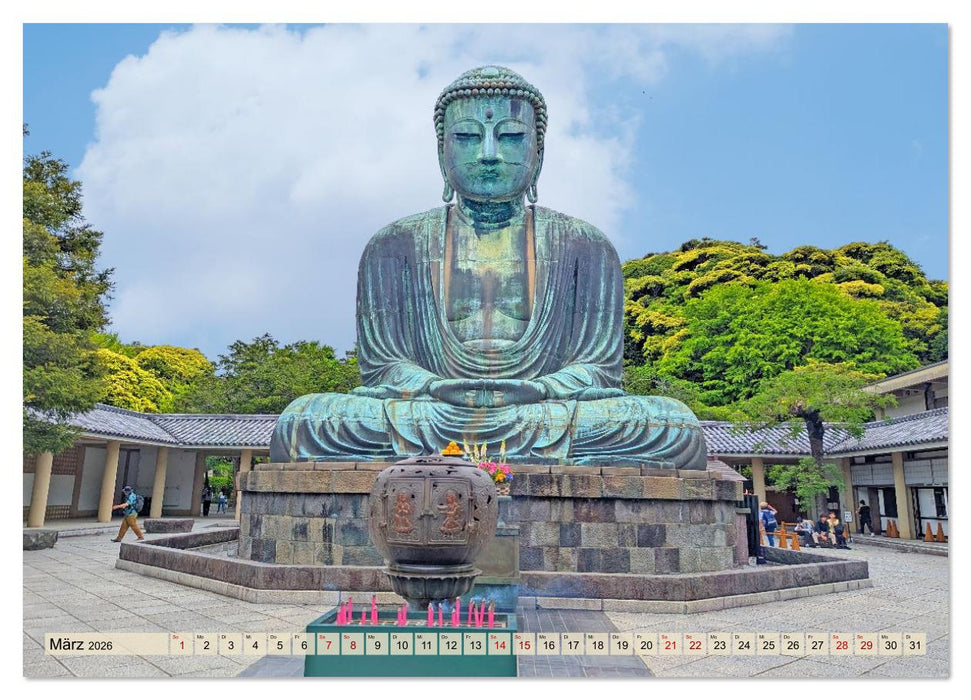 Japan entdecken Tokio, Osaka & mehr (CALVENDO Wandkalender 2026)