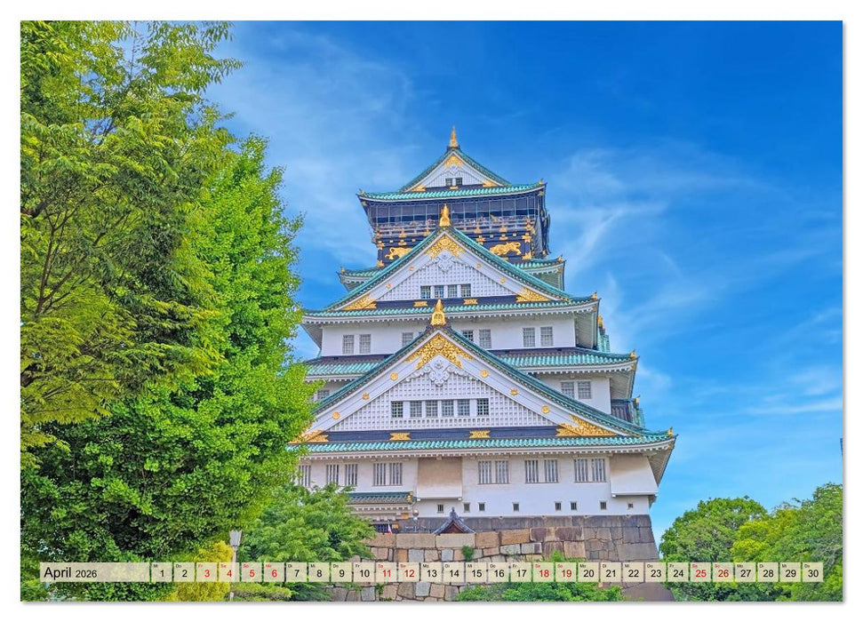 Japan entdecken Tokio, Osaka & mehr (CALVENDO Wandkalender 2026)