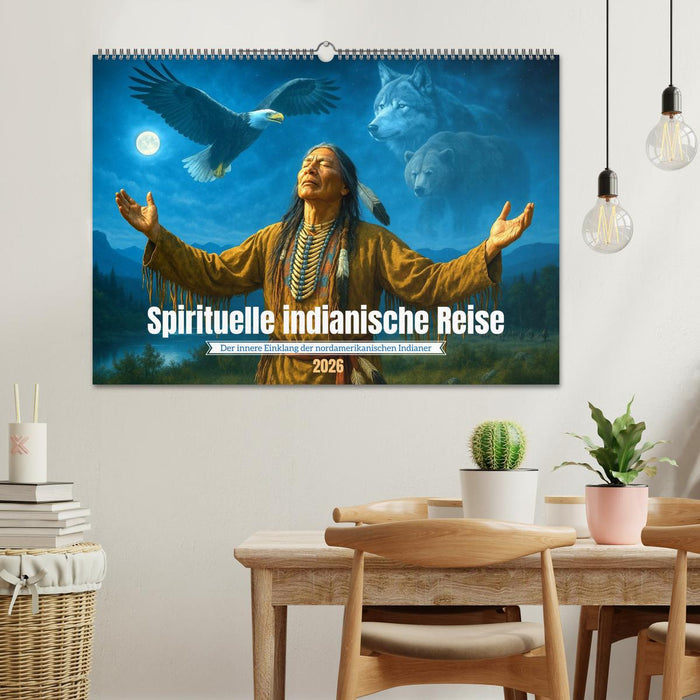 Spirituelle indianische Reise (CALVENDO Wandkalender 2026)